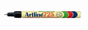 Artline Marker 725 Superfine 0.4 en negro